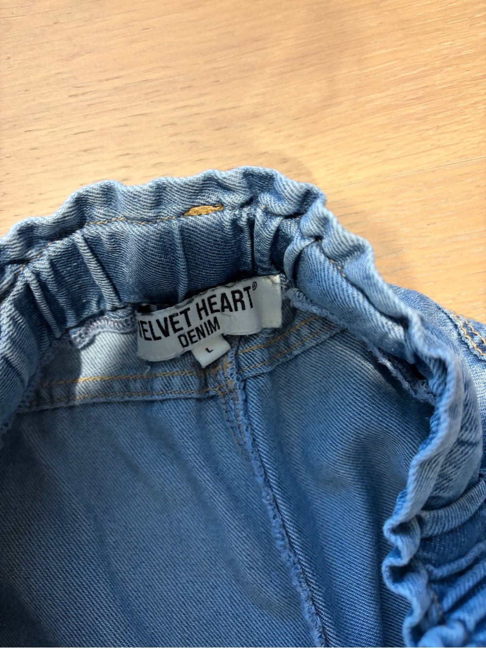 Velvet Heart Light Blue Wide Leg Drawstring Jeans - Picture 5 of 5